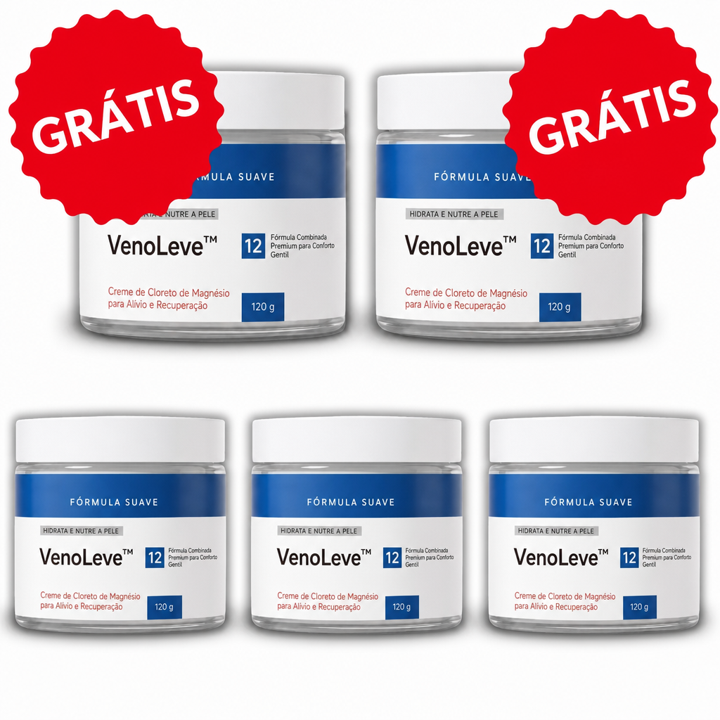 3x VenoLeve™ +2 GRÁTIS